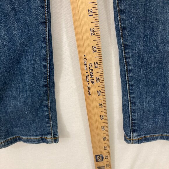 Lane Bryant size 18 Blue Medium Wash Light Distressed Boyfriend Jeans - Picture 7 of 10